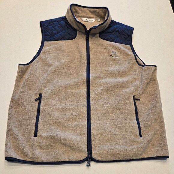Peter Millar men's fleece vest. Size L